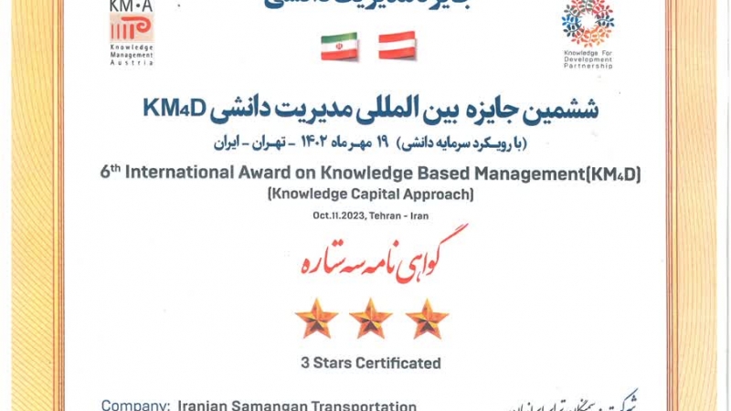 جایزه بین المللی مدیریت دانشی