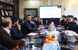  جلسه کمیته راهبری شرکت با محوریت ارزیابی تعالی 1403 با حضور مدیر عامل محترم،اقای دکتر جهان بین،مدیران ،سرپرستان و همکاران محترم ،در ستاد مرکزی سیرجان برگزار گردید.